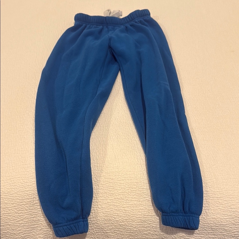 Katie j girls Blue Fleece Pants- S